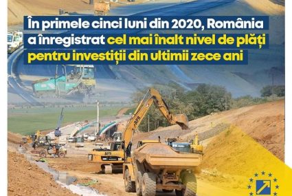 Investiții nete în economia națională de 18,446 miliarde lei