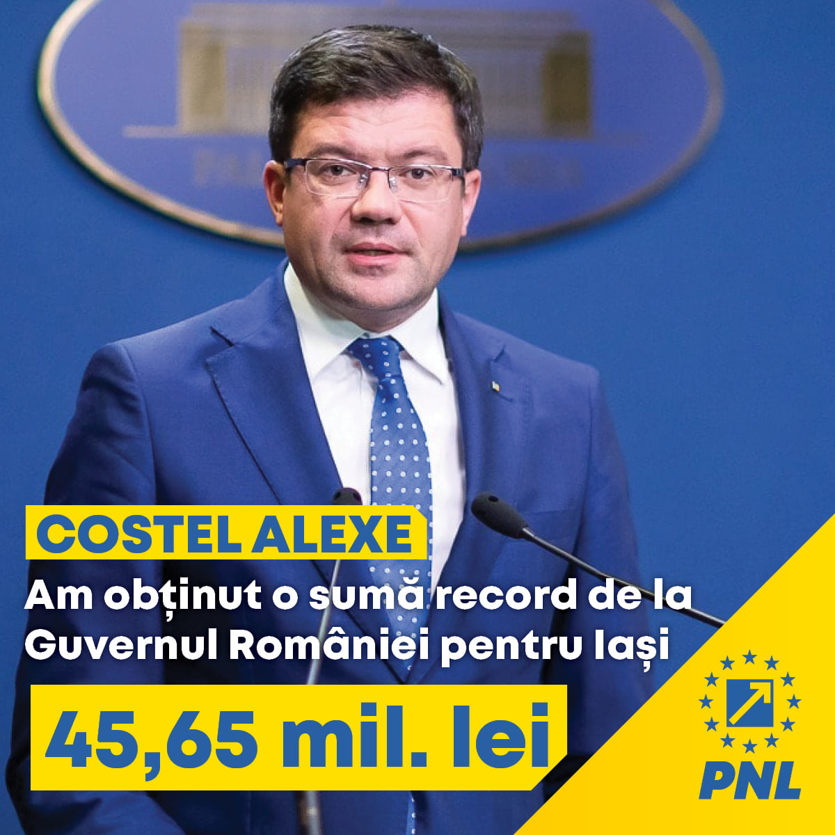 Am obținut o sumă record de la Guvernul României pentru Iași, 45,65 mil. lei