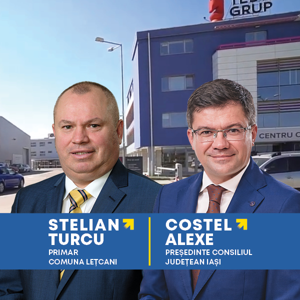 Stelian Turcu, primar comuna Lețcani