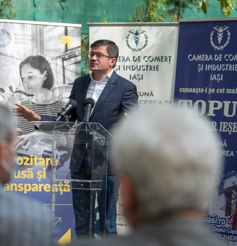 Astăzi l-am avut în Iași pe Florin Cîțu, Ministrul Finanțelor Publice, un profesionist desăvârșit, omul care a reușit în condiții extrem de dificile să echilibreze balanța economică a României după cea mai toxică și coruptă guvernare PSD din istorie