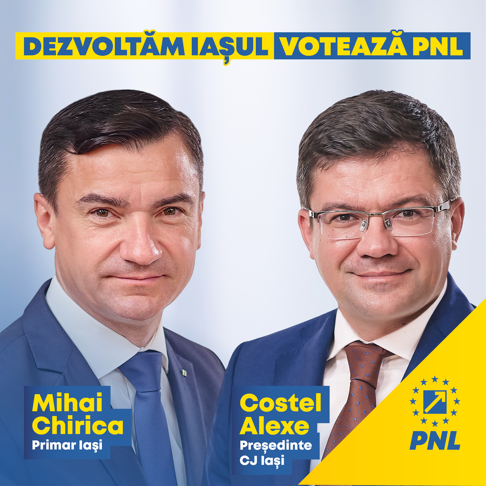 Facem echipă pentru Iași! Susținem PNL la alegerile din 6 decembrie!