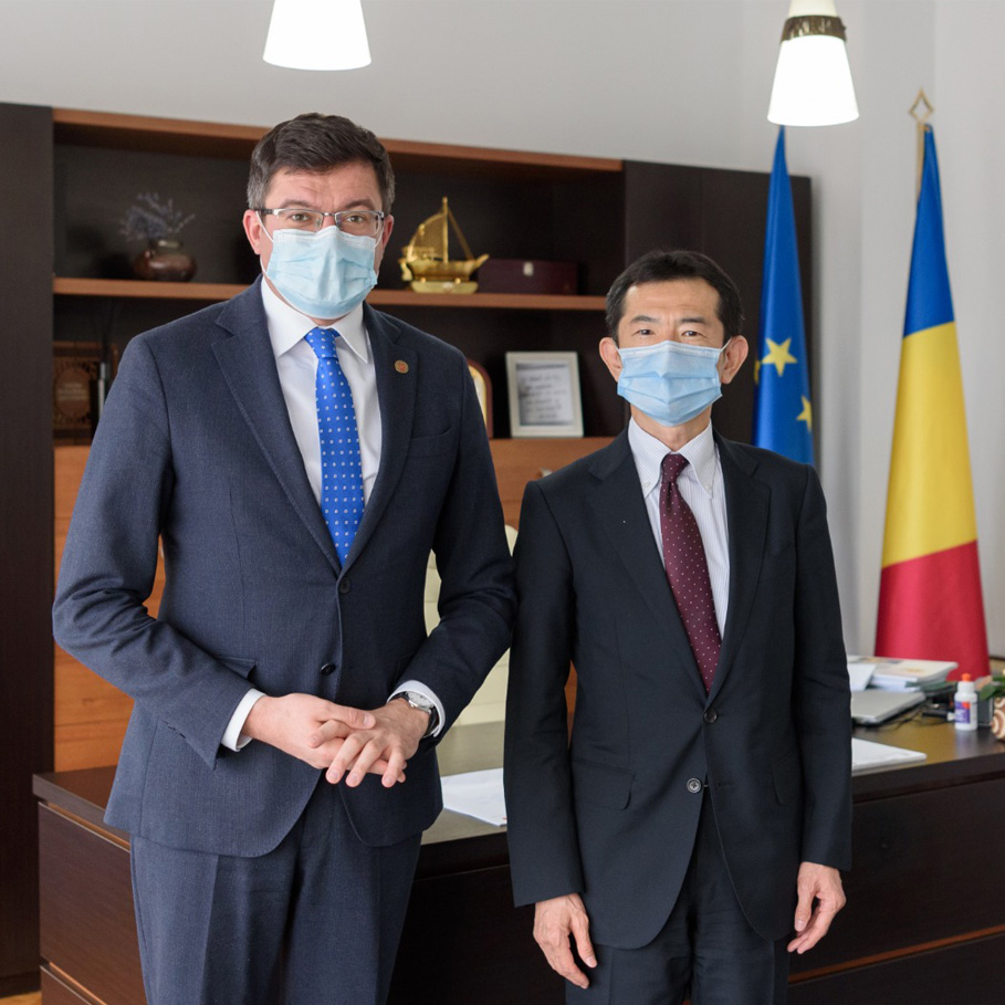 Vizită ambasador Japonia la Consiliul Județean Iași